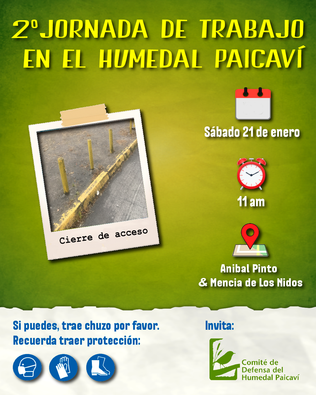 2da Jornada de Trabajo en el Humedal Paicaví