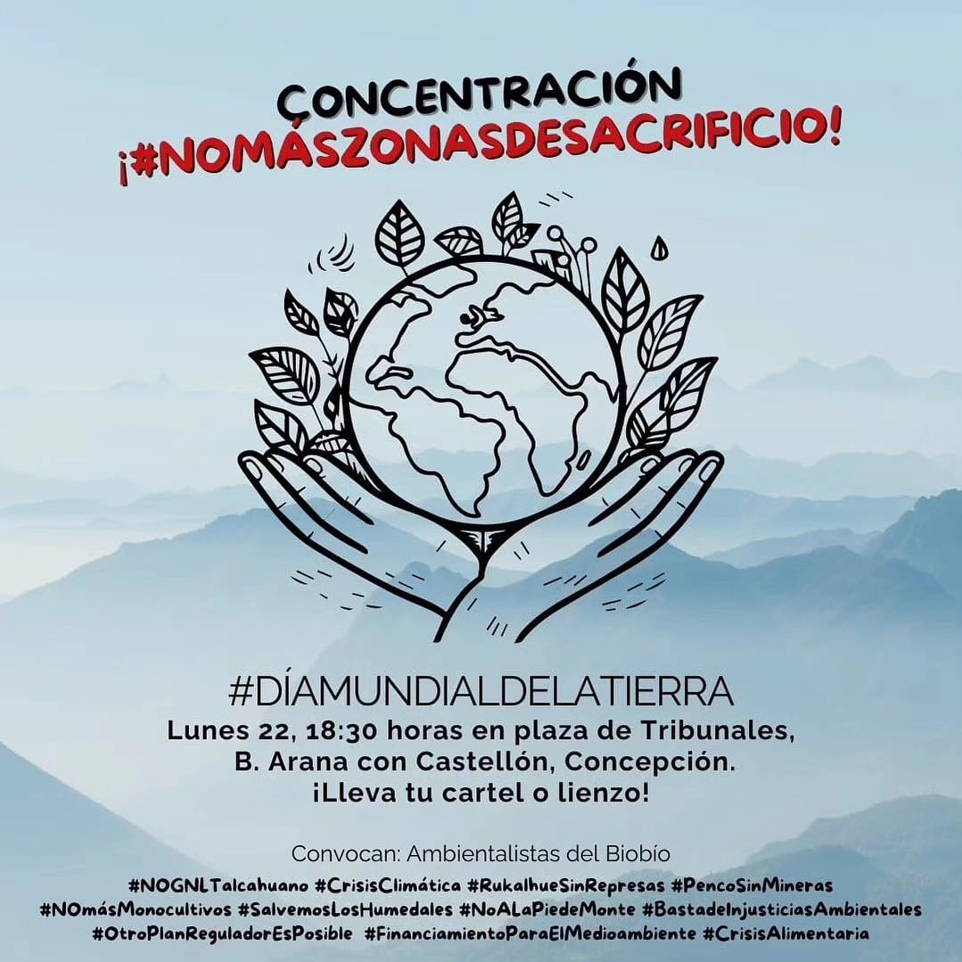 Día Mundial de la Tierra: Concentración #nomaszonasdesacrificio