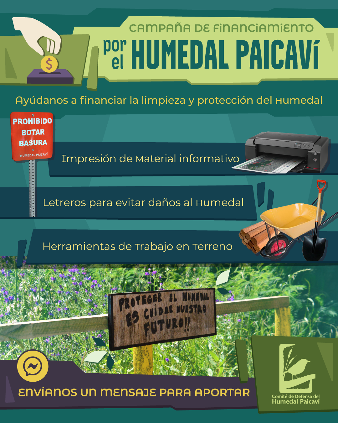 Campaña de financiamiento por el Humedal Paicaví